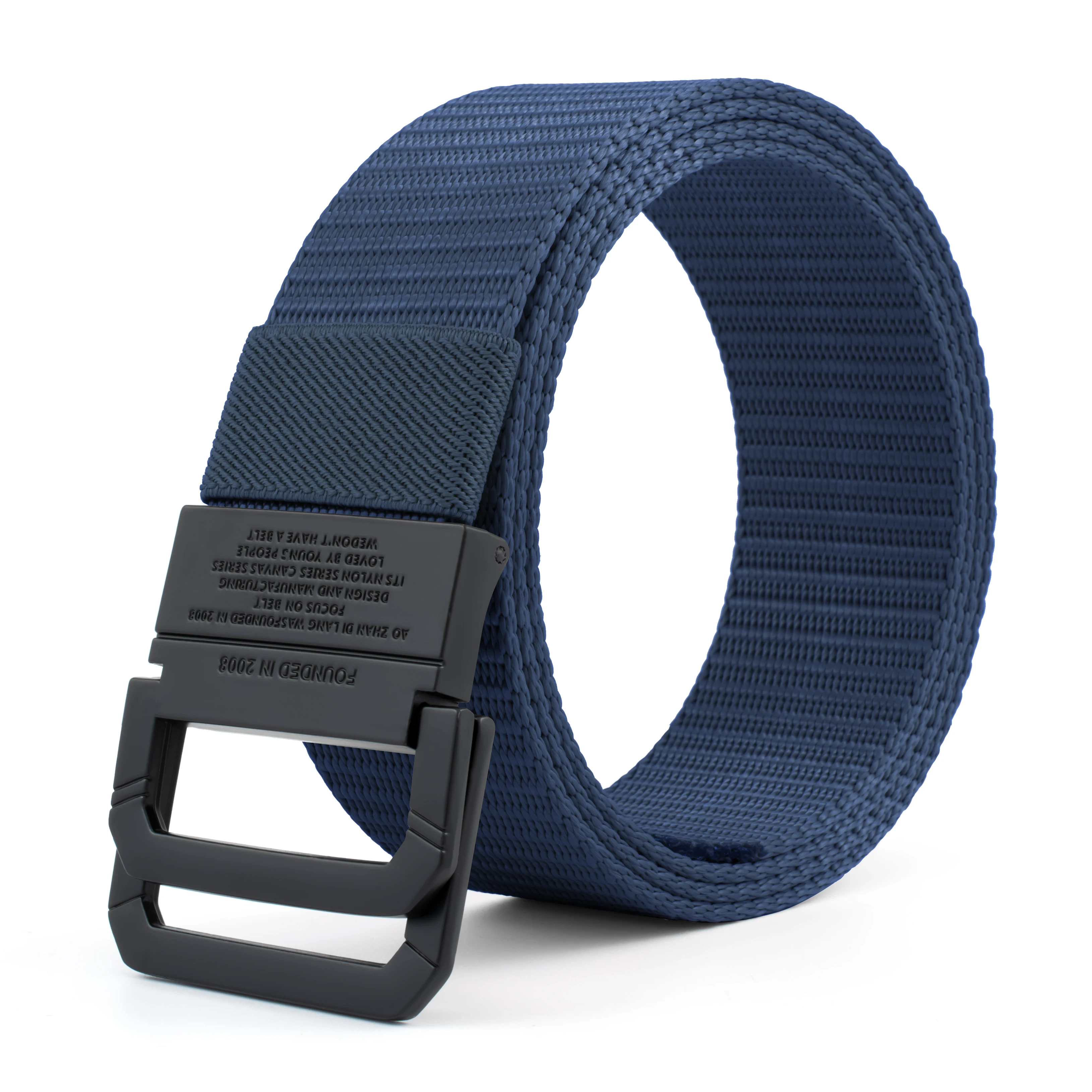 Good Quality Stretch Belt Solid Black Buckle Leather Loop Men Women Junior Fashion Belts for Men