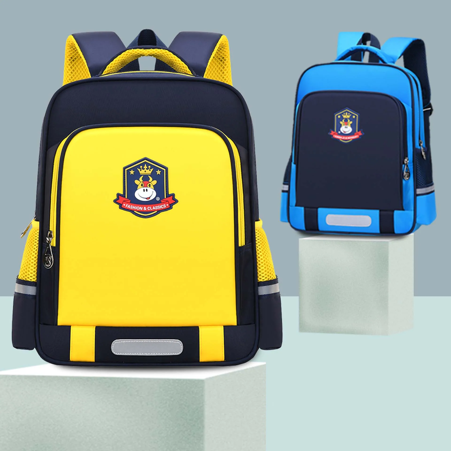 New kindergarten schoolbag backpack for primary school students 1-3-6 grade children dance training backpack printed LOGO