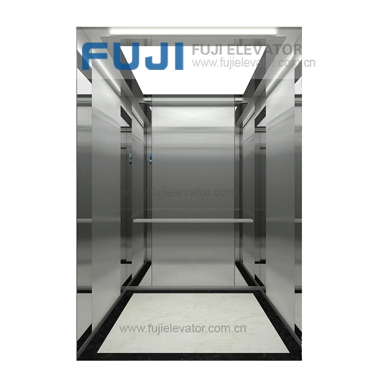 FUJI 1000kg 13 Person Capacity Passenger Lift China Lifts Elevator Stainless Steel Cabin Elevator Lift Passenger