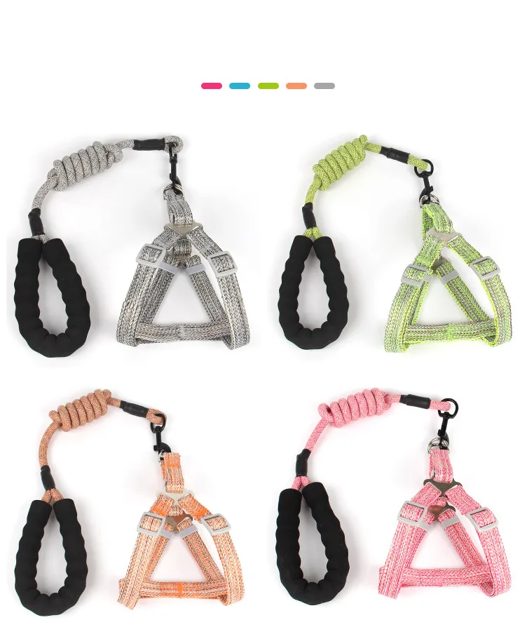 New Invention Products Strong Anti-Slip Grip Dog Leash Training Running Durable Pet Leash with Easy to Use Collar Hook
