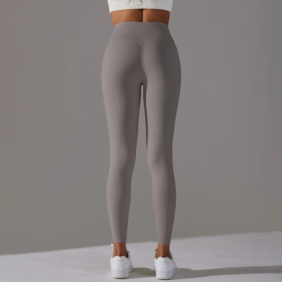 Hot Sale Brushed Naked Feeling Yoga Leggings High Waisted Yoga Pants Workout Running Black Legging Compression Tights Women