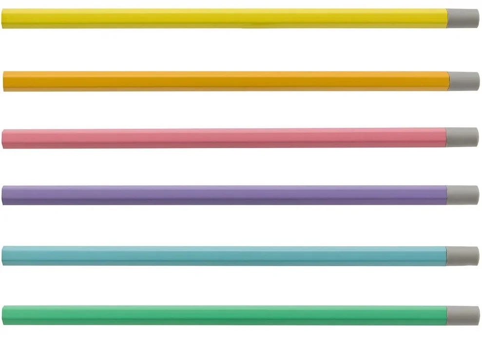 Traditional writing utensils stationery drawing pencil rubber eraser