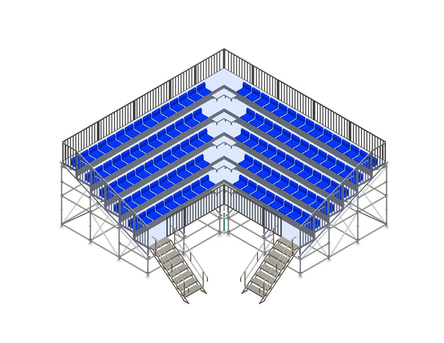 Stadium Chairs Bleachers Seating Events Grandstand Metal Bleacherfor for Outdoor Sports