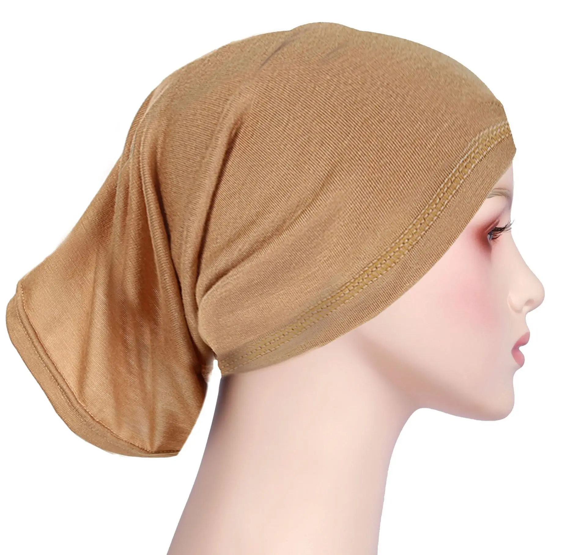 Wholesale Custom Popular Women Designer Tube Jersey Inner Cotton For Muslim Malaysia Hijab Cap