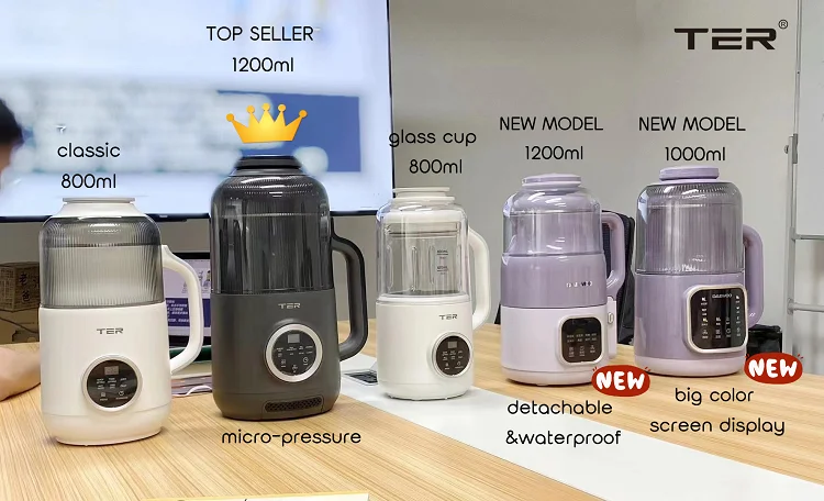 Stainless Steel Blade Breaking Machine Mini Soy Nut Cashew Milk Juice Soup Maker