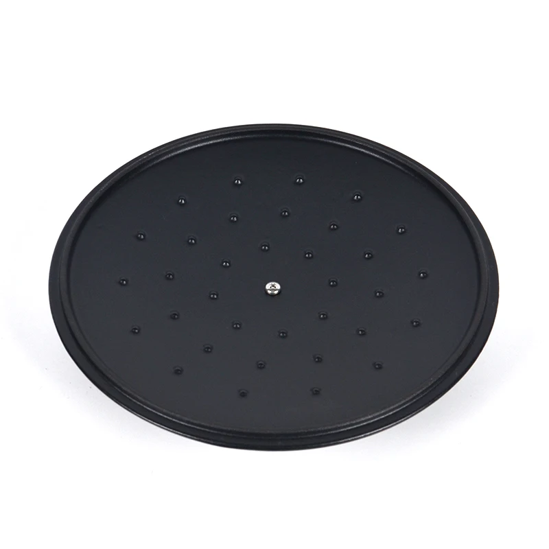 Enamel Cast Iron Casserole Covered Dutch Oven Set with Pan 4 in 1