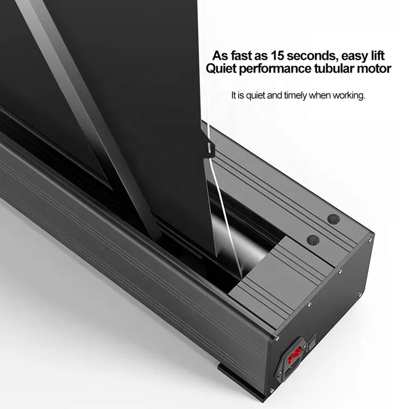 [OEM+CBSP]120' floor rising projection screen alr ust motorized projector screen lifting high contrast laser projector screen