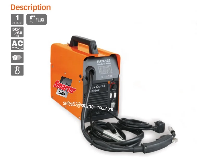 Smarter CE Approved OEM Acceptable Gasless Flux Mini MIG Welder / Mini MIG Welding Machine