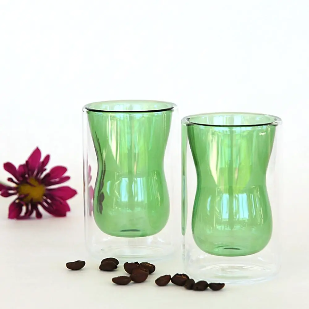 Special Design double wall glass japanese beer double wall coffee glass cup