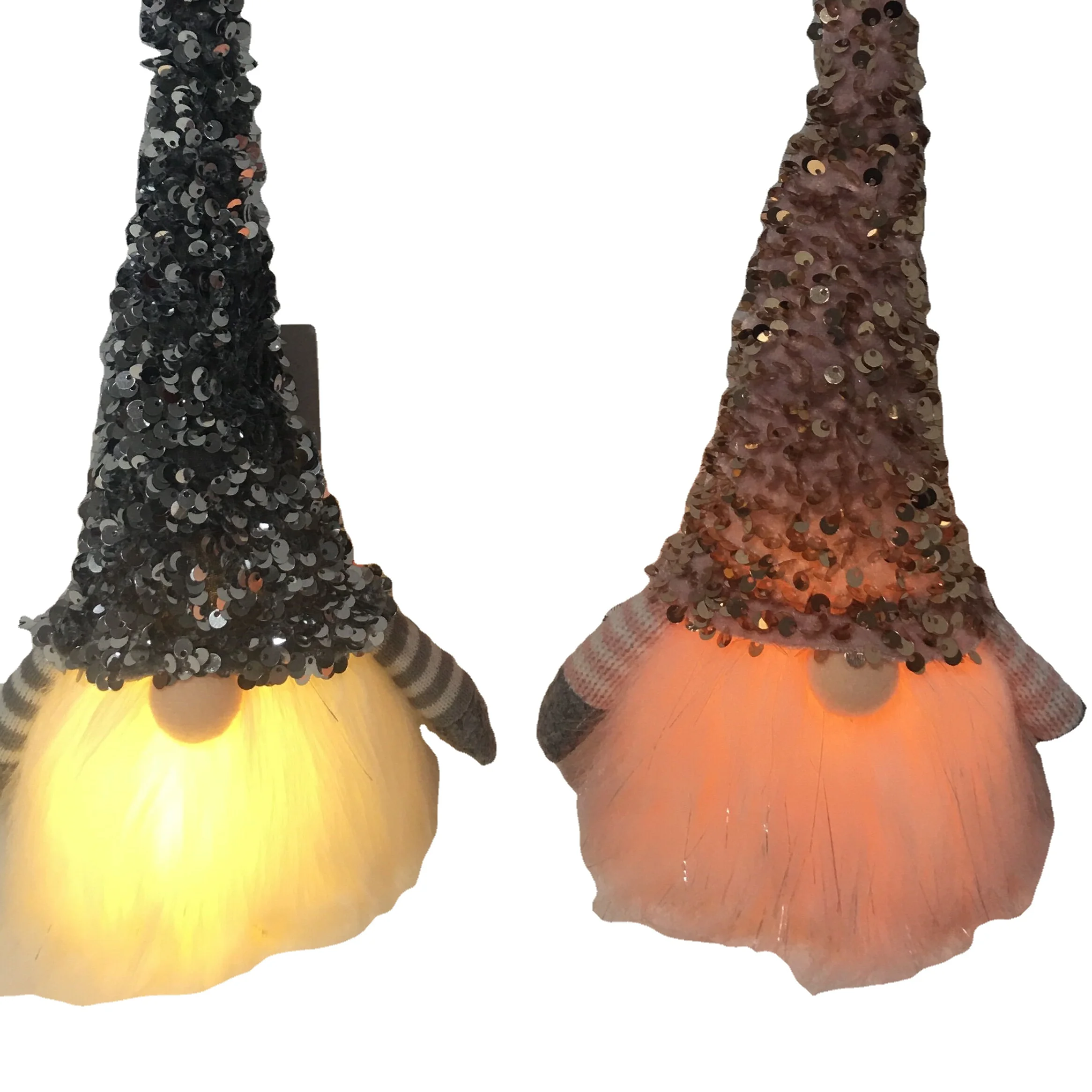 New Year Christmas Ornaments Decoration Home Accessories Glowing Snowman Nightlight Christmas Tree Hanging Decor