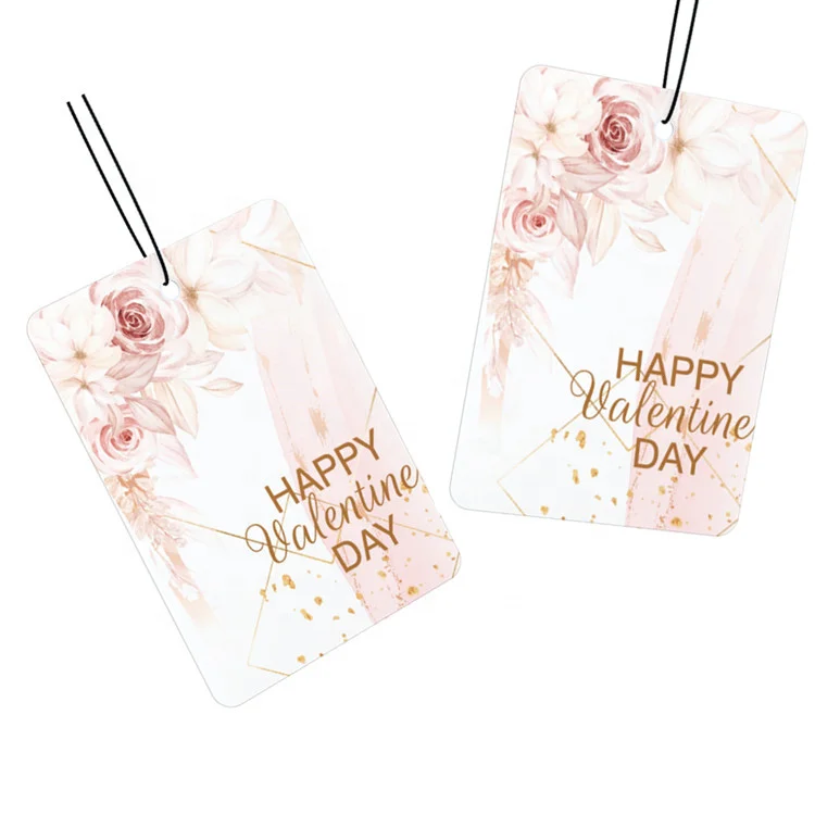 Custom Paper  Air Freshener for Car Hanging Promotion Business Gift Craft Items
