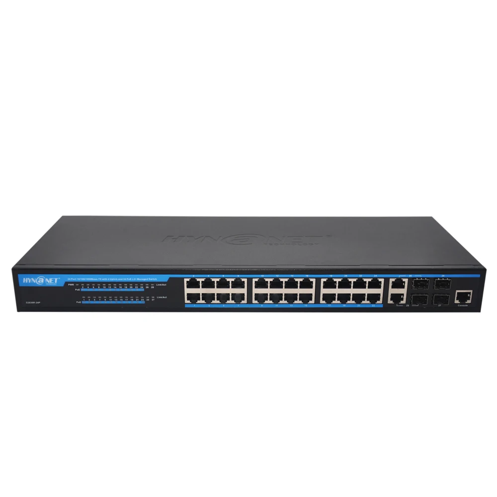24-Port 10/100/1000T + 2-Port SFP+ 2 combo ports layer2 Gigabit Ethernet Switch