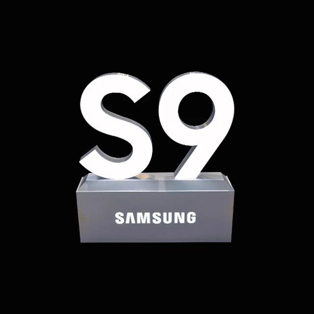 FOG advertising Counter display led signs office signs ABS floor standing led sign