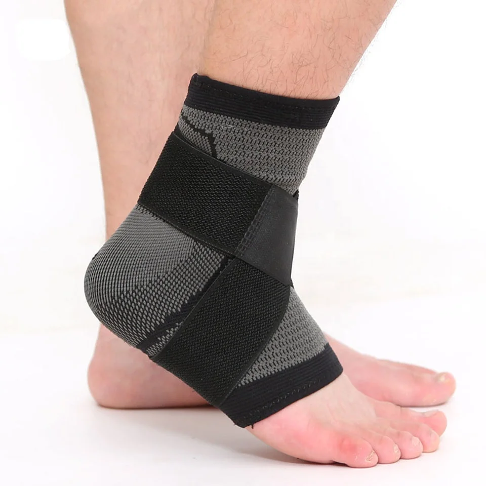 Ankle Support Sleeve Sports With Binding Strap ankle support