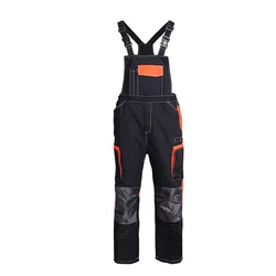 Professional Work Uniform Custom Work Pant Reflective Safety Workwear Bib Pants Overalls Cargo Pants For Men