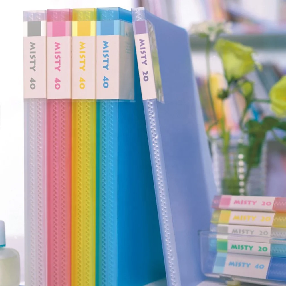 Comix Ring Binder Custom Print Multi Color 2 Rings Plastic File Folder A4