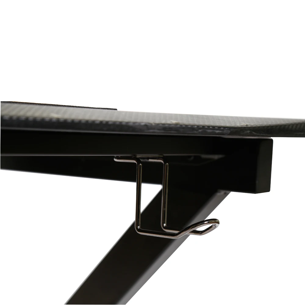 Carbon Steel Gaming Table with LED Light