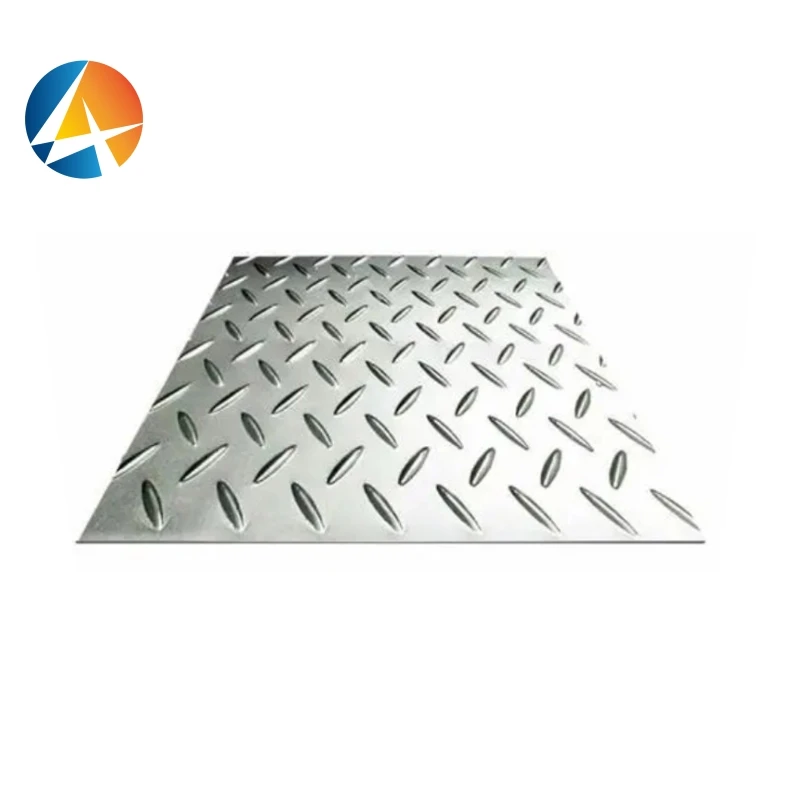 Aluminum Checkered Plate 1050 1060 1100 2A12 3003 5052 5083 5754 6061 6063 8011 7075 T6 H32 H24 O H112 Embossed Aluminum Sheet