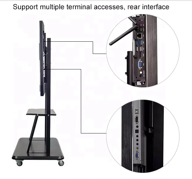 Hot Digital Touch Screen Display 65 Inch Interactive Panel Smart Whiteboard for Classroom