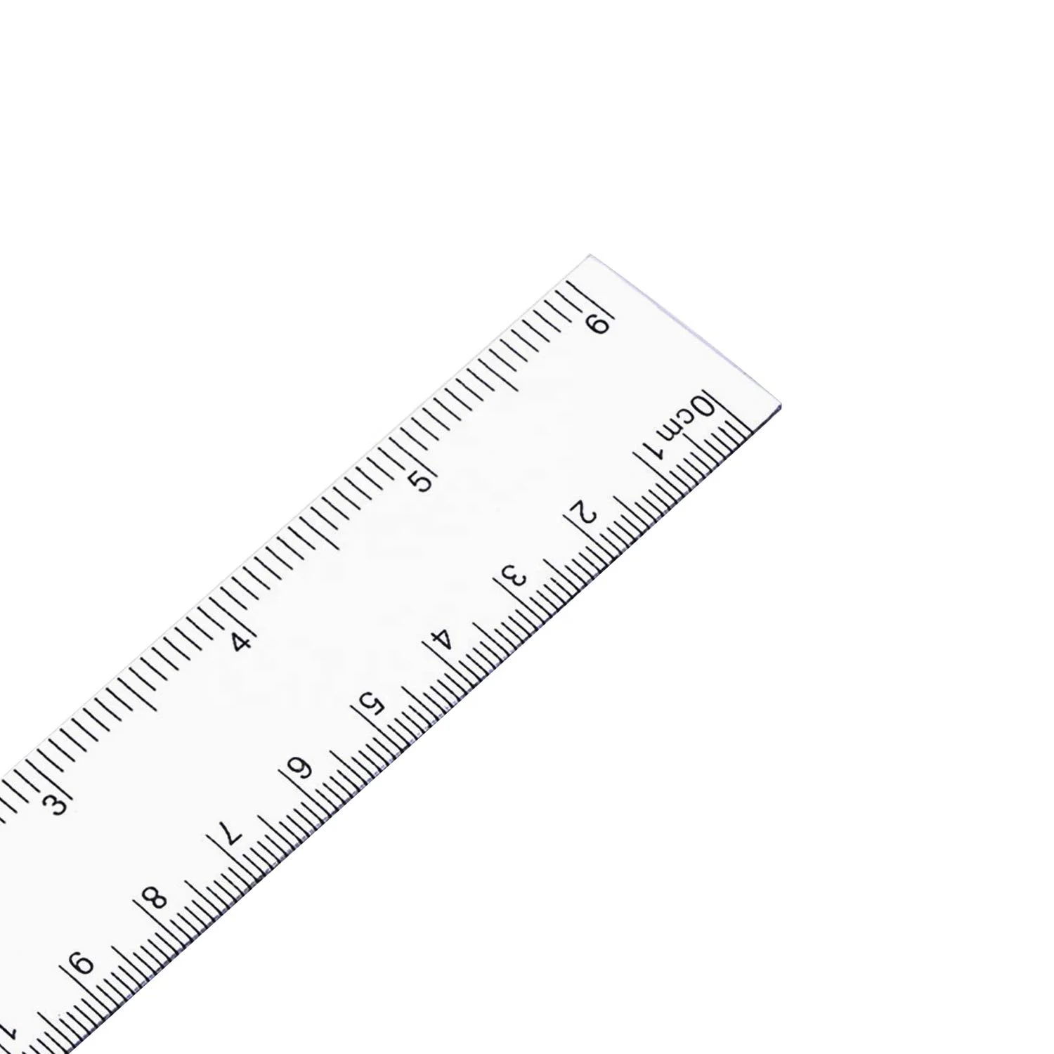 Good Quality Plastic Drawing Ruler Wear Resistant Antistatic Transparent Flexible Straight Ruler