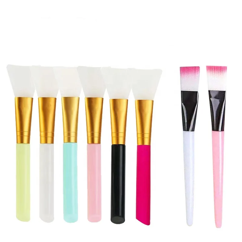 Cheap Soft Face Mask Silicone Applicator Private Logo Silicone Brush LOW MOQ Custom Logo Facial Mask Spatula