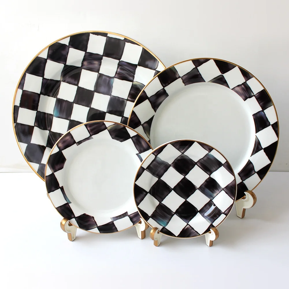 Wholesale fine bone china porcelain dinnerware set