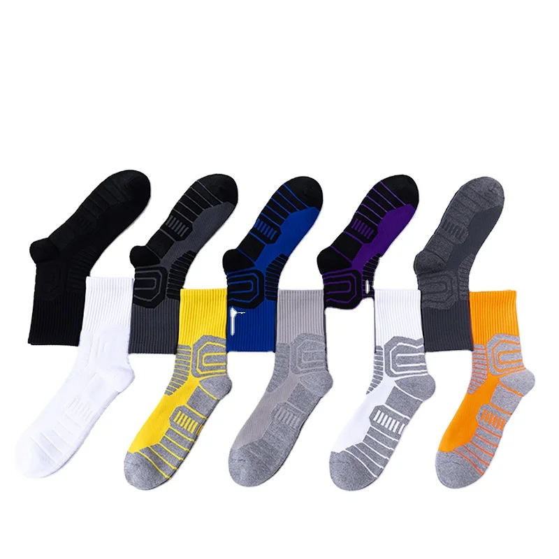 Sports Sock Super  Elite Running Cycling Athletic Crew Basketball Men Waterproof Socks Autumn
