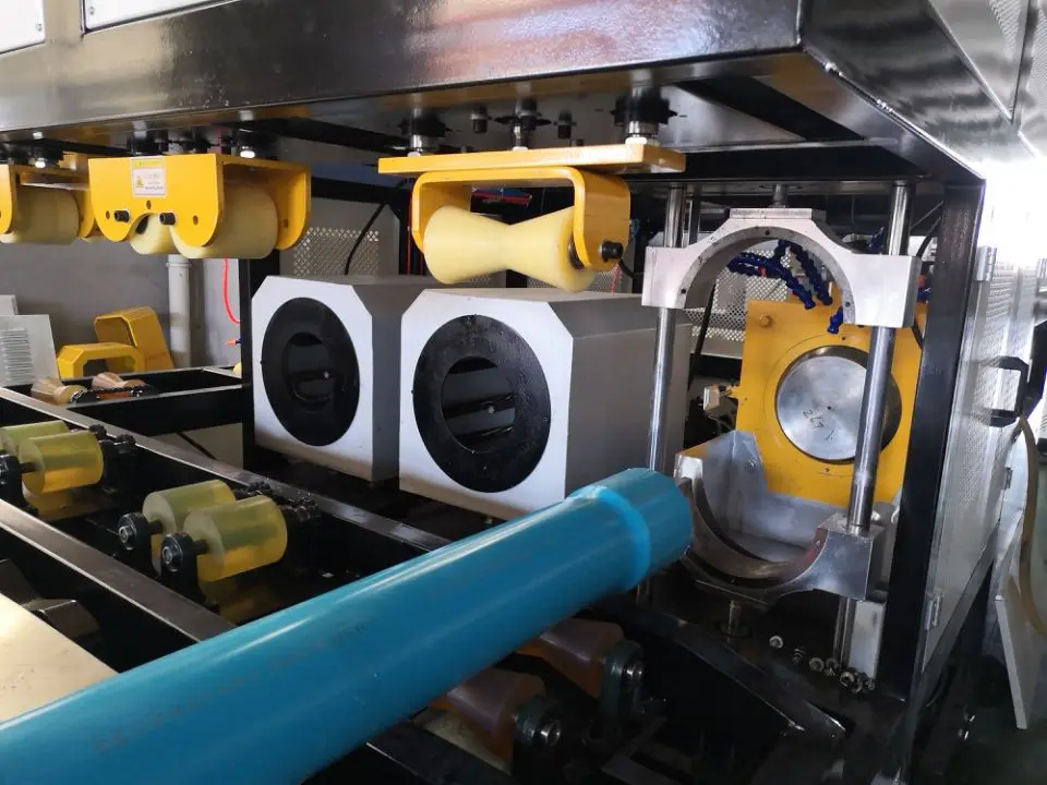 plastic PVC PP PE pipe bending machine/Automatic plastic pipe socket expanding machine