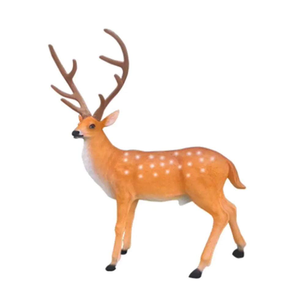 Wholesale Christmas Decorations Lighted Animal Christmas Reindeer Sculpture Motif Lights