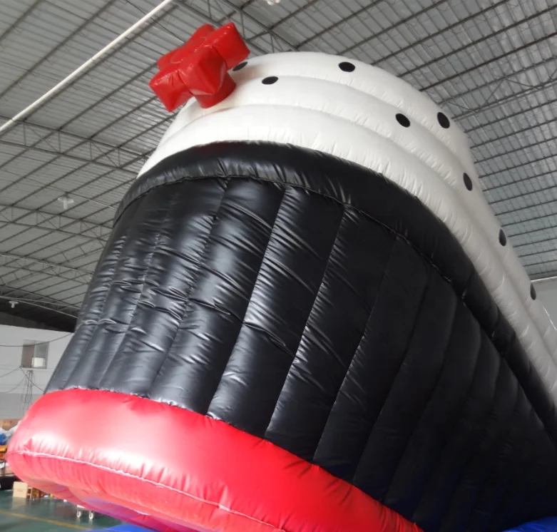 Outdoor inflatable titanic slide for sale