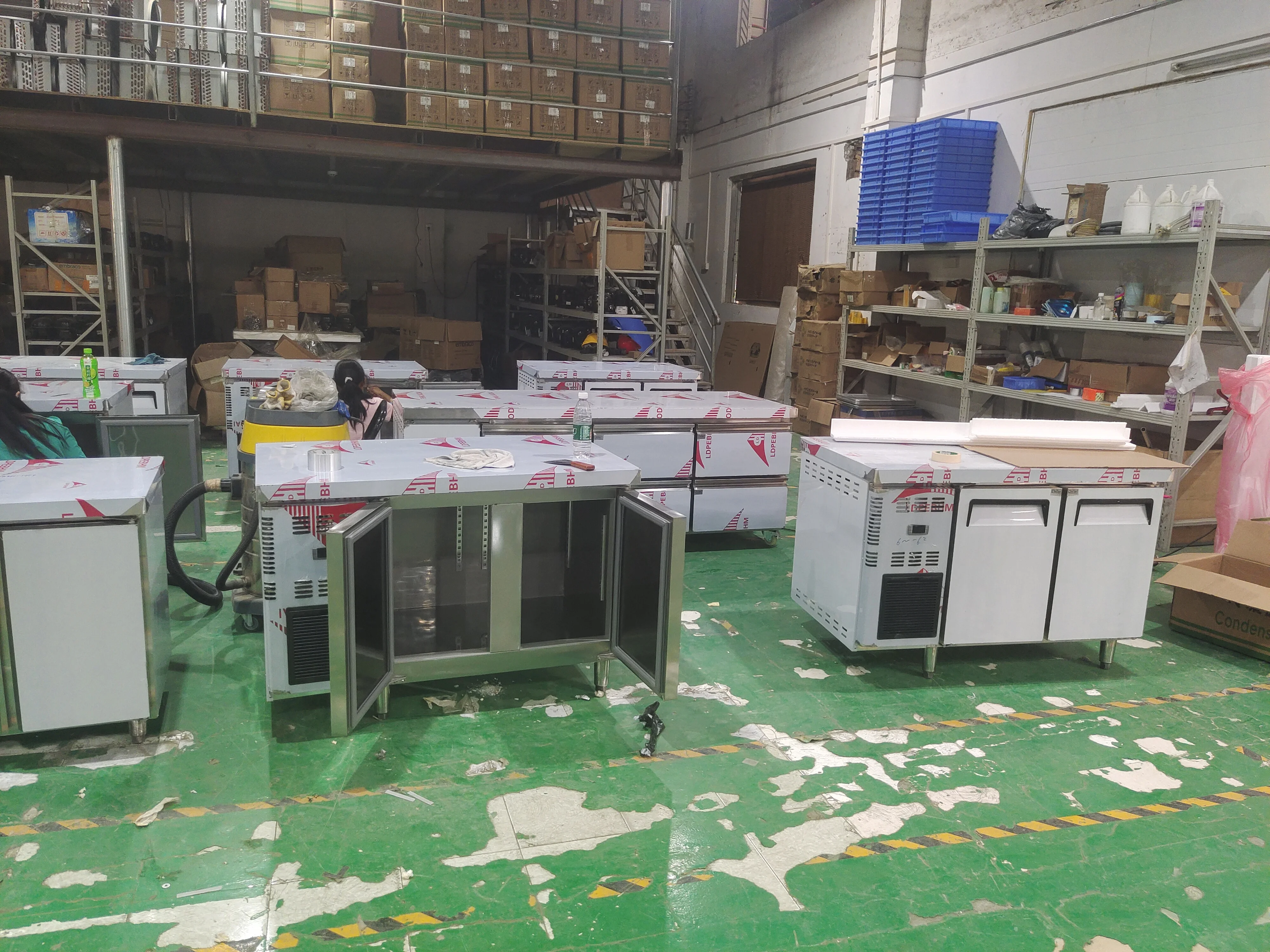 150 cm Commercial Undercounter Refrigeration Freezer Stainless Steel Working Bench Chiller