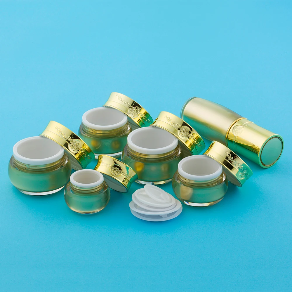 5g 10g 15g 20g 30g 30ml retro plastic red jar cosmetic packaging  skincare cream  acrylic jar