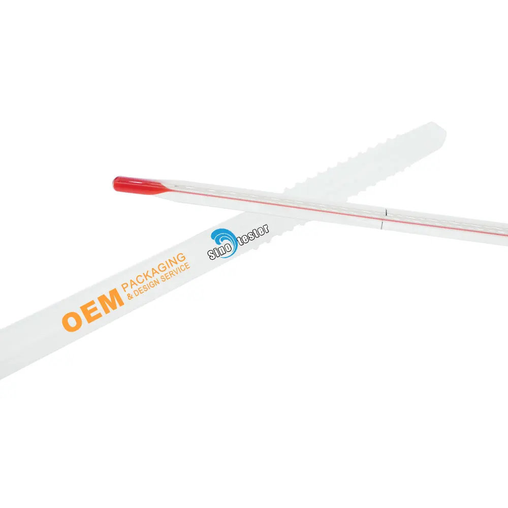 Glass Thermometer Mercury Digital Alcohol Laboratory Thermometer For Alcohol