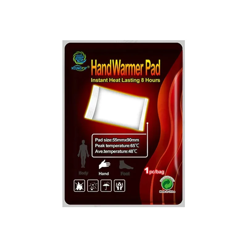 OEM factory air activated instant hot hands heat pocket packs disposable self heating patch adhesive warmer pad Hand Warmer