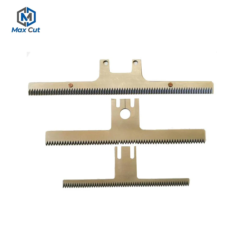 Sealing Blade Tooth Zigzag Blade Carbon Steel Serrated Blade For Packaging Machine Parts