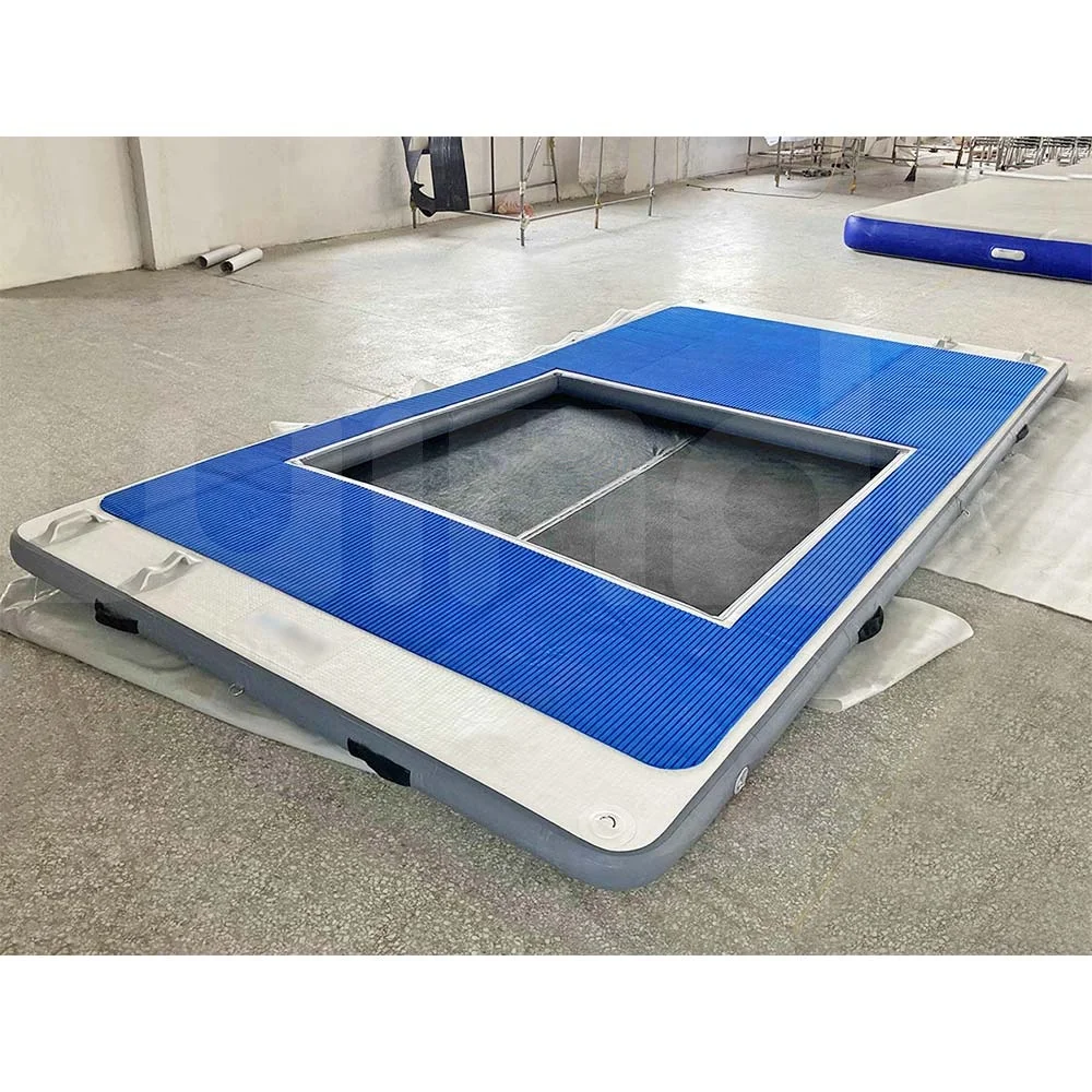Inflatable Sea Pool Float Island Outdoor Water Mats Fishing Pontoon Jet Ski Dock