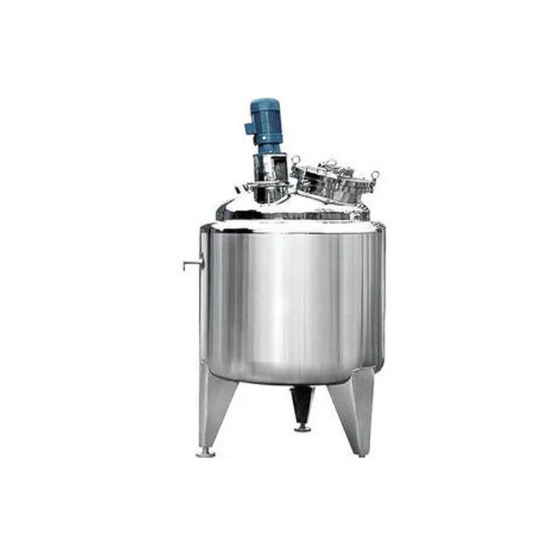 500L Stainless Steel Vacuum Sauce Fruit Juice Alcohol Stirred Reactor Batching Tank