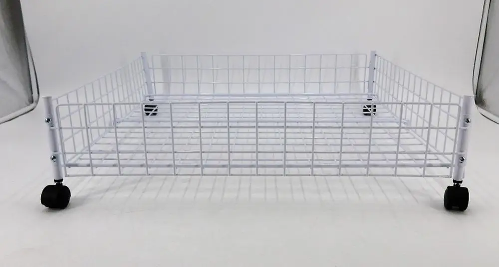 China Factory Creative Underbed Metal Wire Basket For Functional