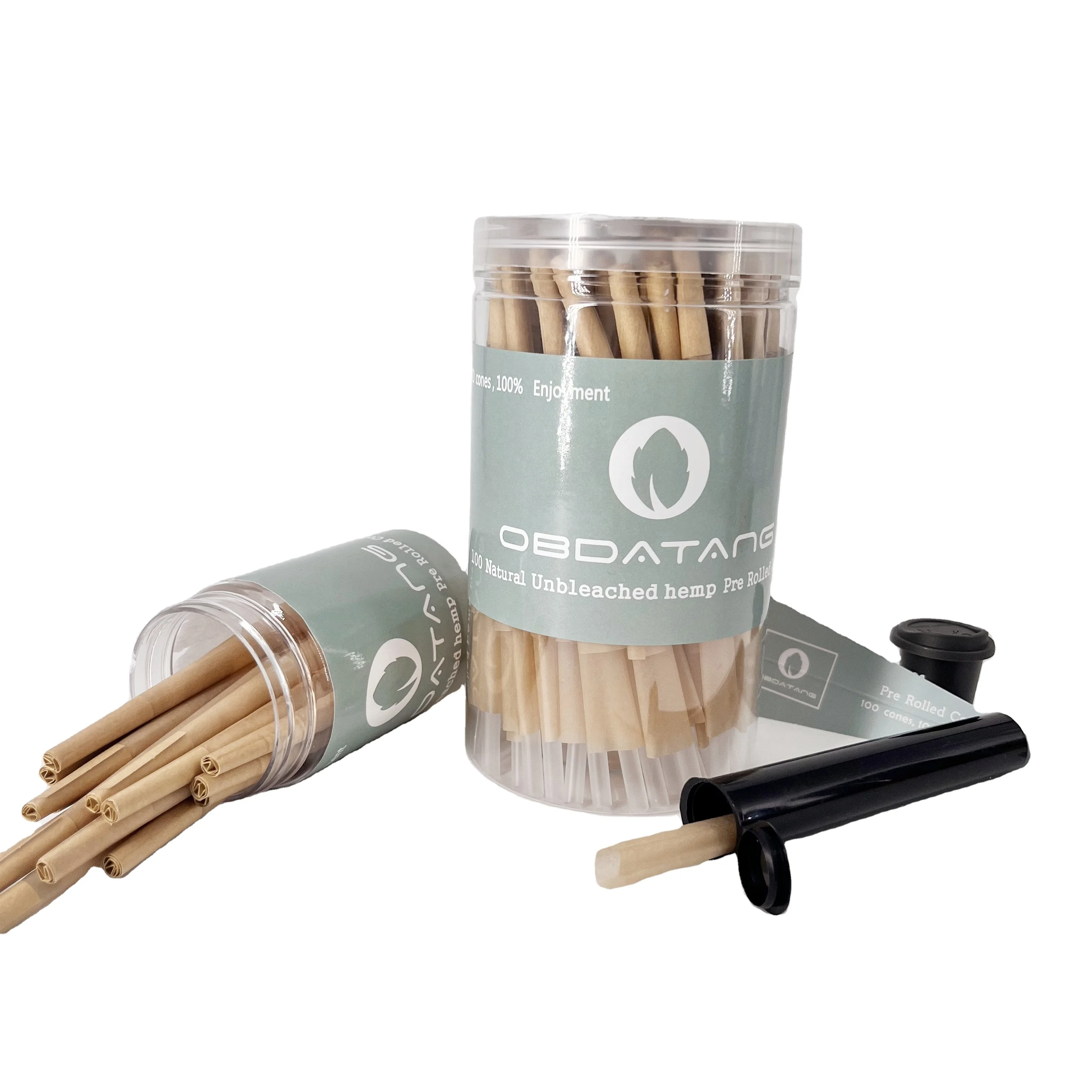 100 Classic King Size Cones 109mm Pre Rolled Cones 26mm Filter Tips Natural Brown Unbleached Unrefined Rolling Papers Bulk Pack