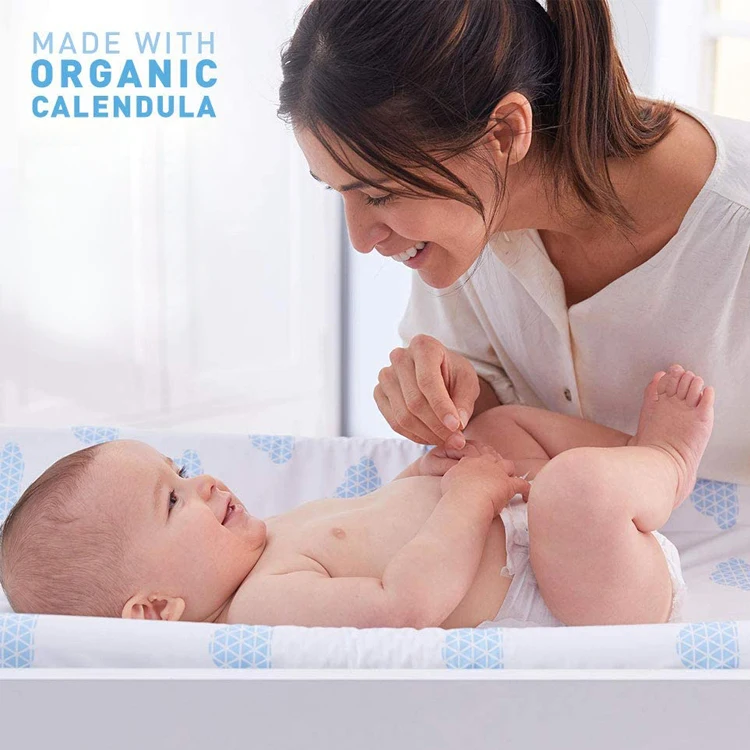 OEM baby daily lotion with organic calendula for face and body contains sweet almond and sunflower oils hypoallergenic