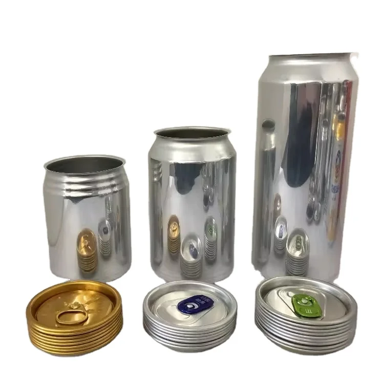 wholesale manufacturing 250ml 330 ml 16oz plain empty blank aluminum beer beverage soft drink metal cans for beverage canning