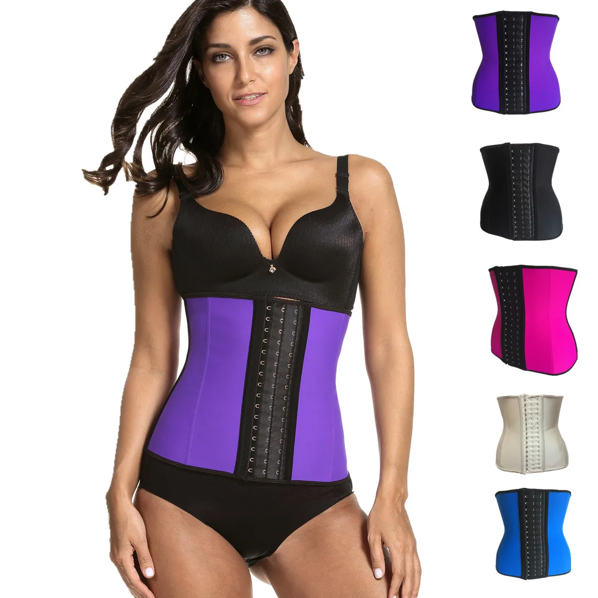 Super September талии тренер живота заказчика резиновые трехслойная женский формирующий корсет