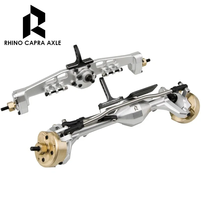 RC гусеничные детали Rhino Capra полностью ЧПУ алюминиевые офсетные оси для 1/10 осевых капр шасси LCG игрушечные аксессуары