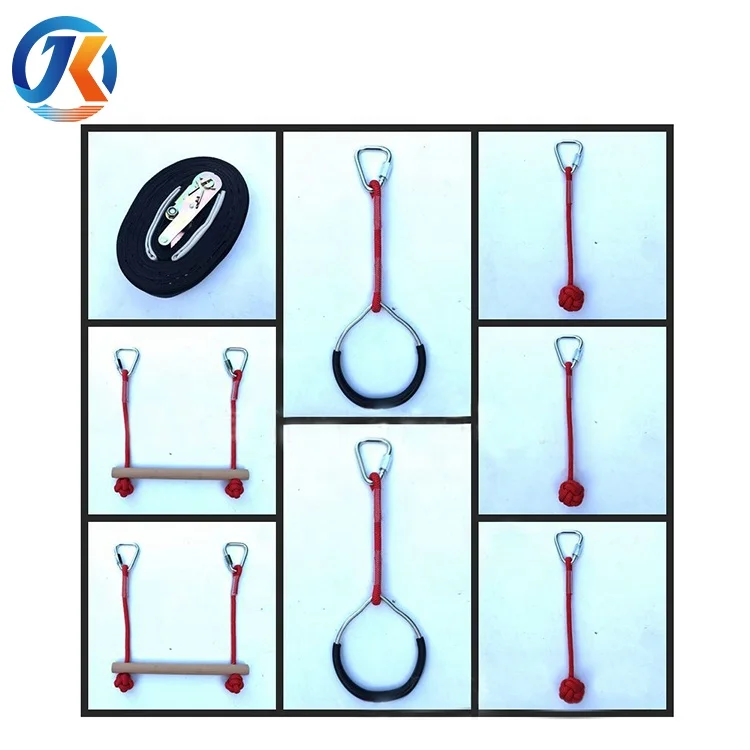 Соединительные пряжки, ремни, веревка, лестница, пружинные крючки, легкая безопасная веревка для игровой площадки, лестница для скалолазания, набор качелей для детей