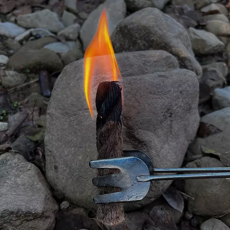 Outdoor Wilderness Camping Home Bushcraft Survival Waterproof Hiking Tinder Wax Infused Jute Fire Rope