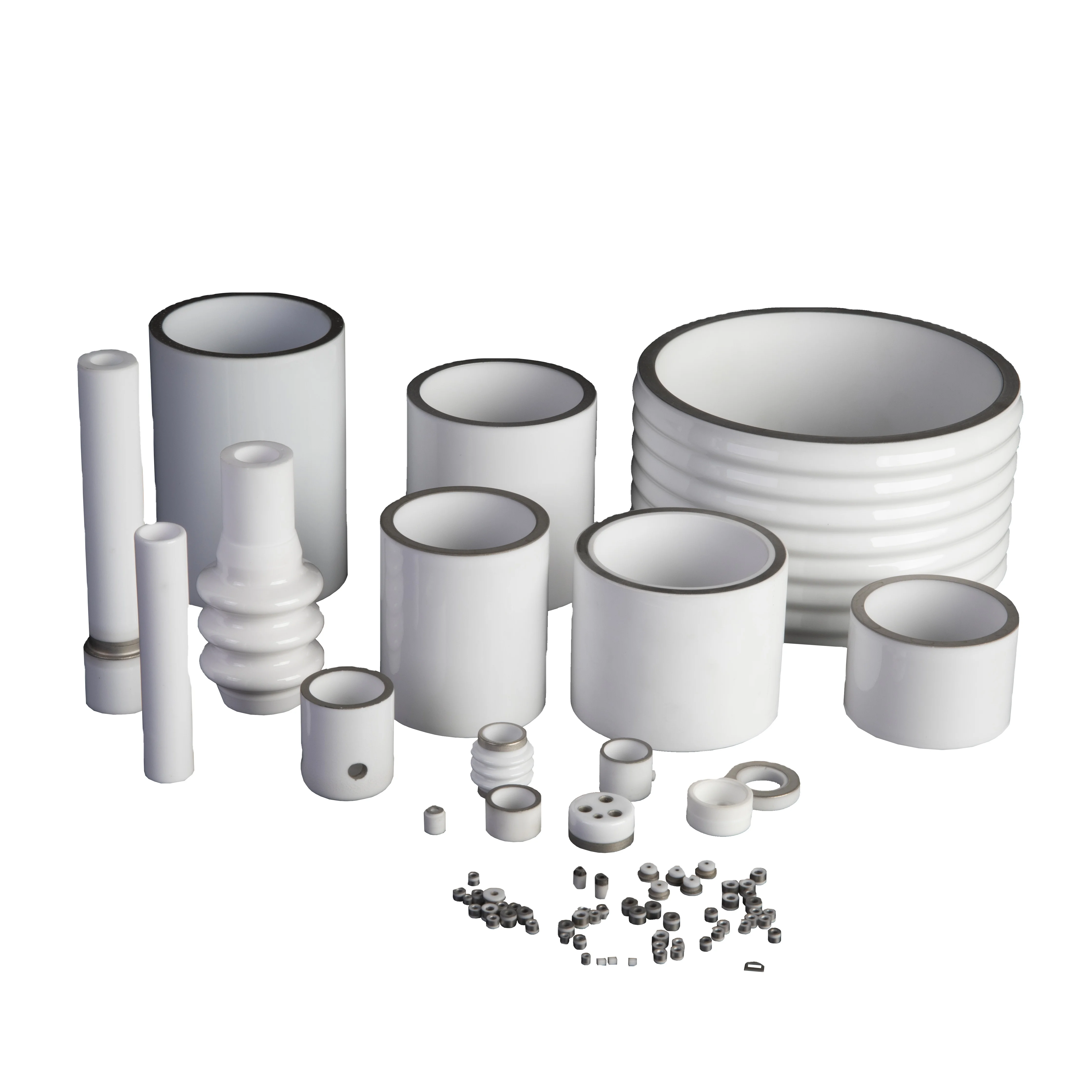 XMCERA Mo Mn Metallized alumina ceramic tube washer