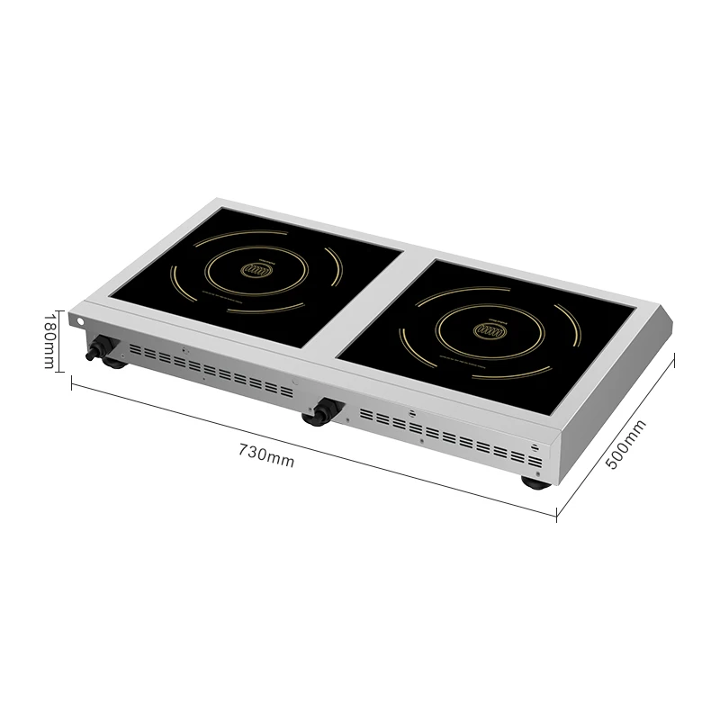 Commercial 3000W Induction Cooker Double Burner