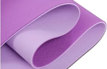 No-slip TPE Yoga Mat Manufacturer Eco-fridenly Yoga & Pilates 6mm OPP Bag Purple Pink Blue Red Black 183cm
