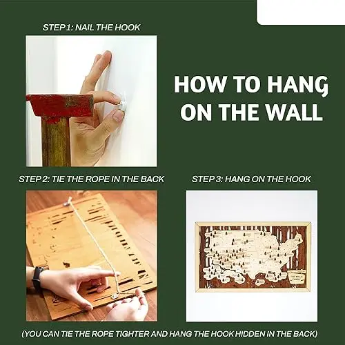 US National Parks Map, National Park Travel Map, National Park Tracker Checklist, National Parks Wall Art