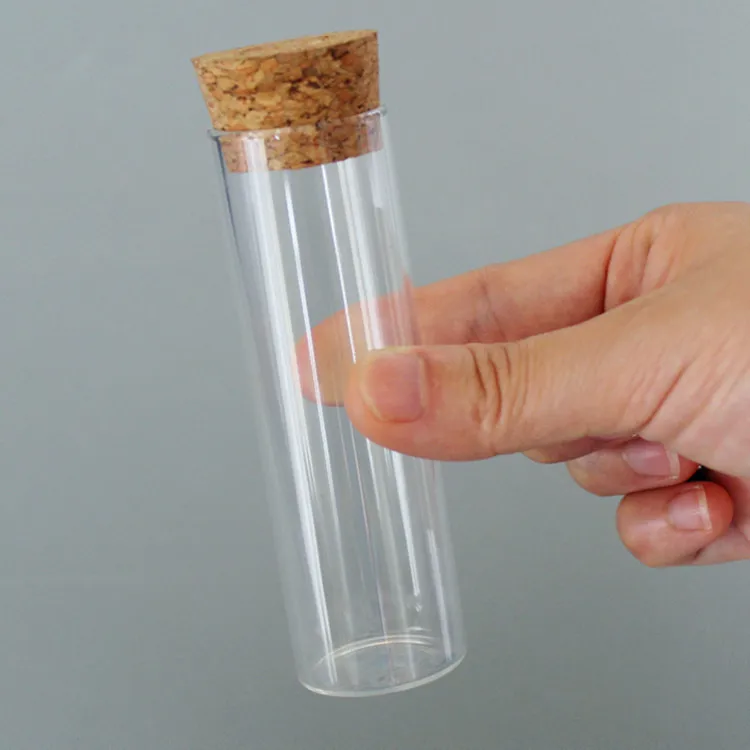 
Flat Bottom Glass Test Tube with cork lid 